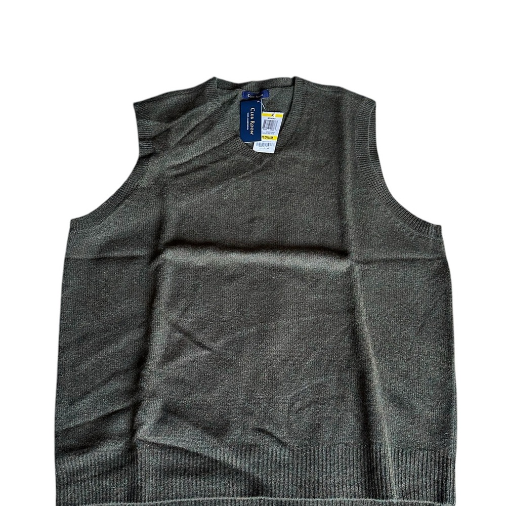 Gray Sleeveless Sweater Vest M